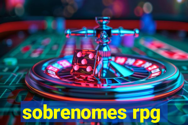 sobrenomes rpg